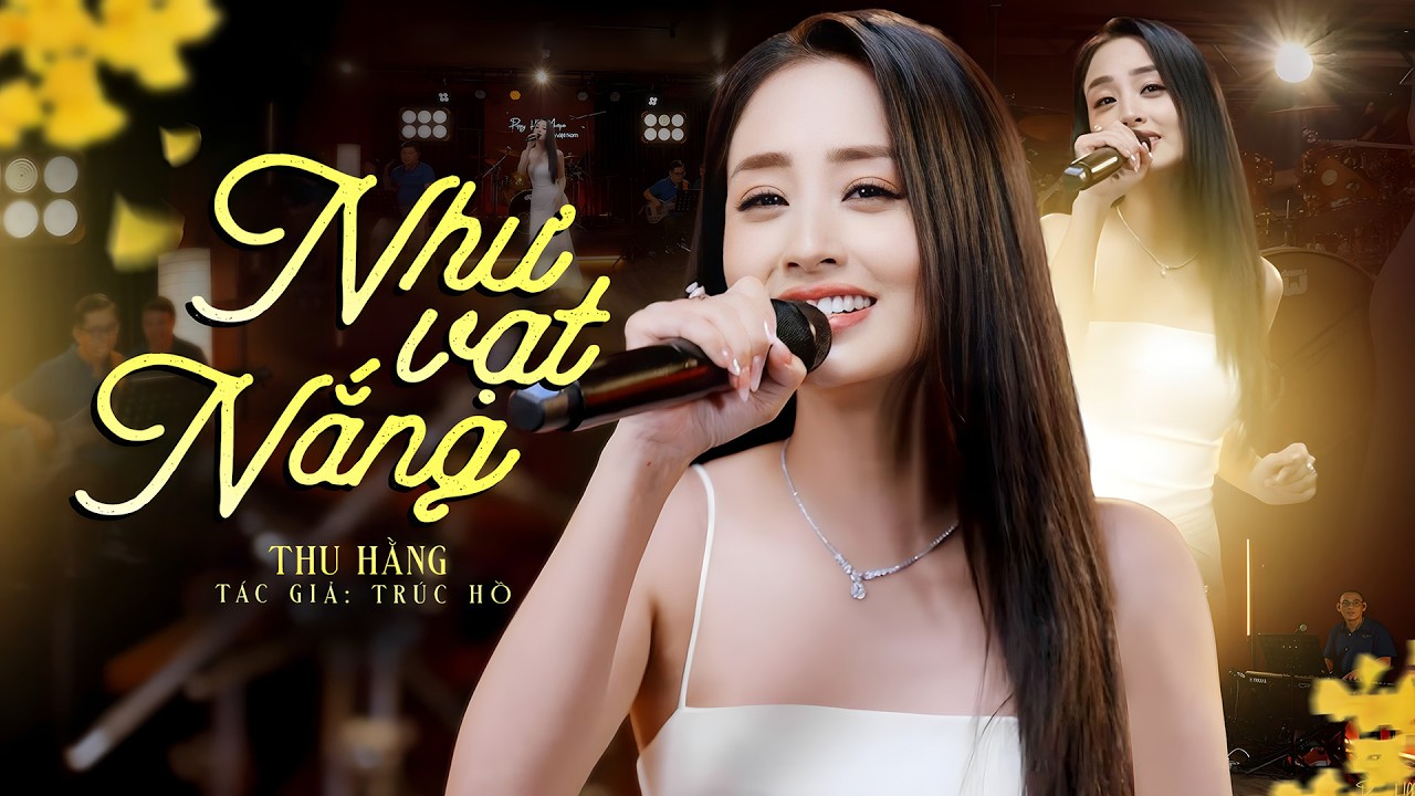 NHƯ VẠT NẮNG - THU HẰNG | Live Version || Ngồi qu&aacute;n uống ly c&agrave; ph&ecirc; nghe nắng mưa đi về, em nhớ