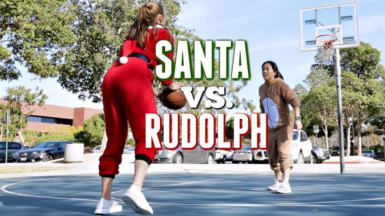 SANTA & RUDOLPH PLAY SPORTS // Rachel DeMita