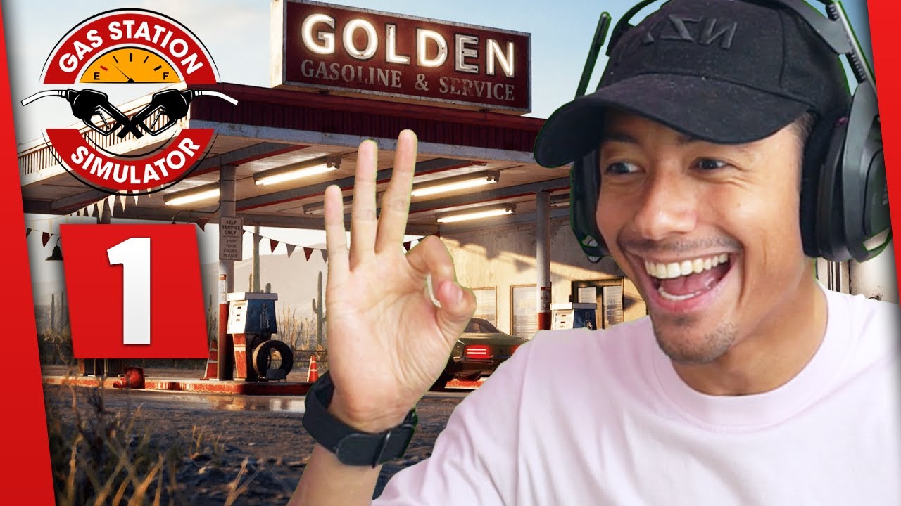 LE COMBLE POUR UNE STATION ESSENCE ! ► GAS STATION SIMULATOR #1