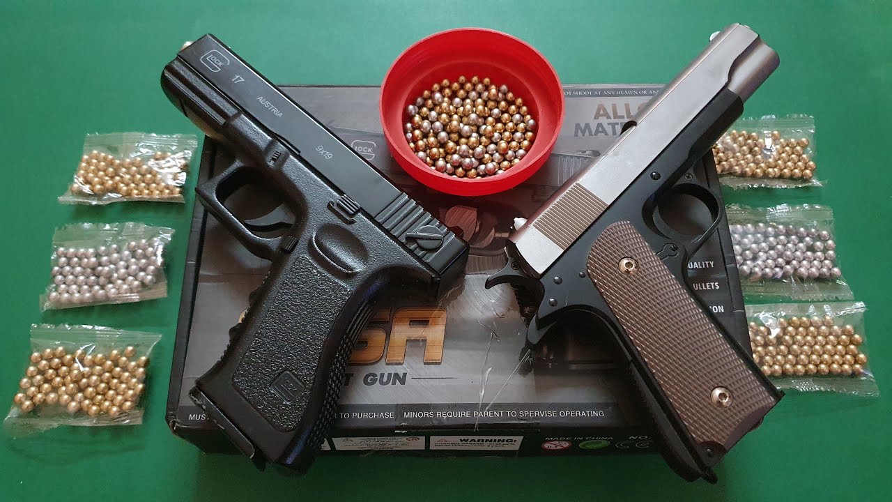 C.15a vs Hawk M1911A Airsoft Pistol In Pakistan | Unboxing & Review in Urdu/Hindi | Gun Comparison