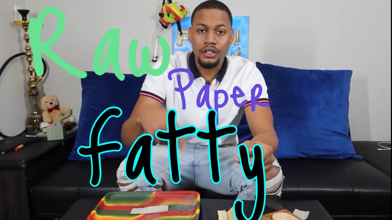 How to Roll a Raw Paper Fatty ( Roll a Fat Joint ) Tutorial, Rolling Papers