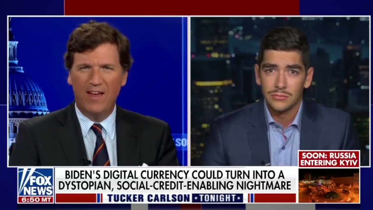 Nic Carter Talks Bitcoin, Crypto, & CBDC&rsquo;s with Tucker Carlson