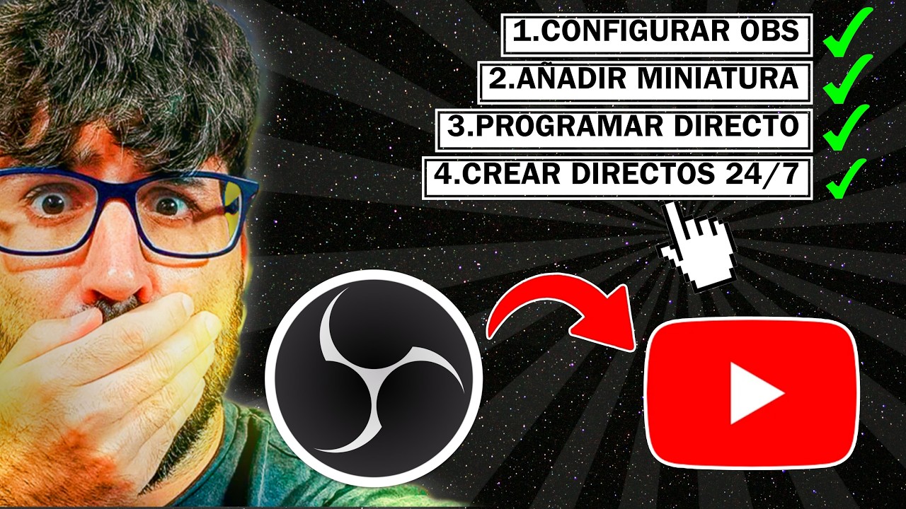 Cómo hacer Directos en Youtube con obs 