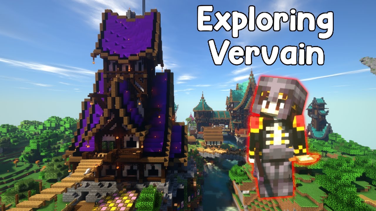 Exploring Vervain's Arcadia - Minecraft Server