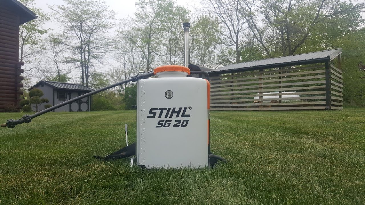 Обзор ранцевого опрыскивателя Stihl SG20