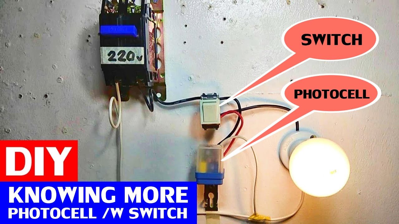 PAANO LAGYAN NG MANUAL SWITCH ANG PHOTOCELL SA ILAW