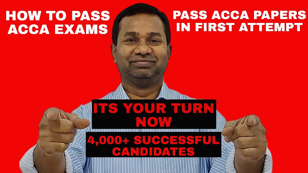 HOW TO PASS ACCA IN FIRST ATTEMPT | ACCA EXAM TIPS | ACCA UK | EXAM TECHNIQUES | Commerce Specialist