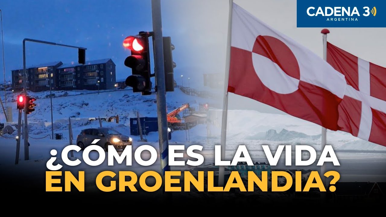 Cómo es vivir en Groenlandia: calles sin tráfico, paradas de colectivo, calles con hielo | Cadena 3