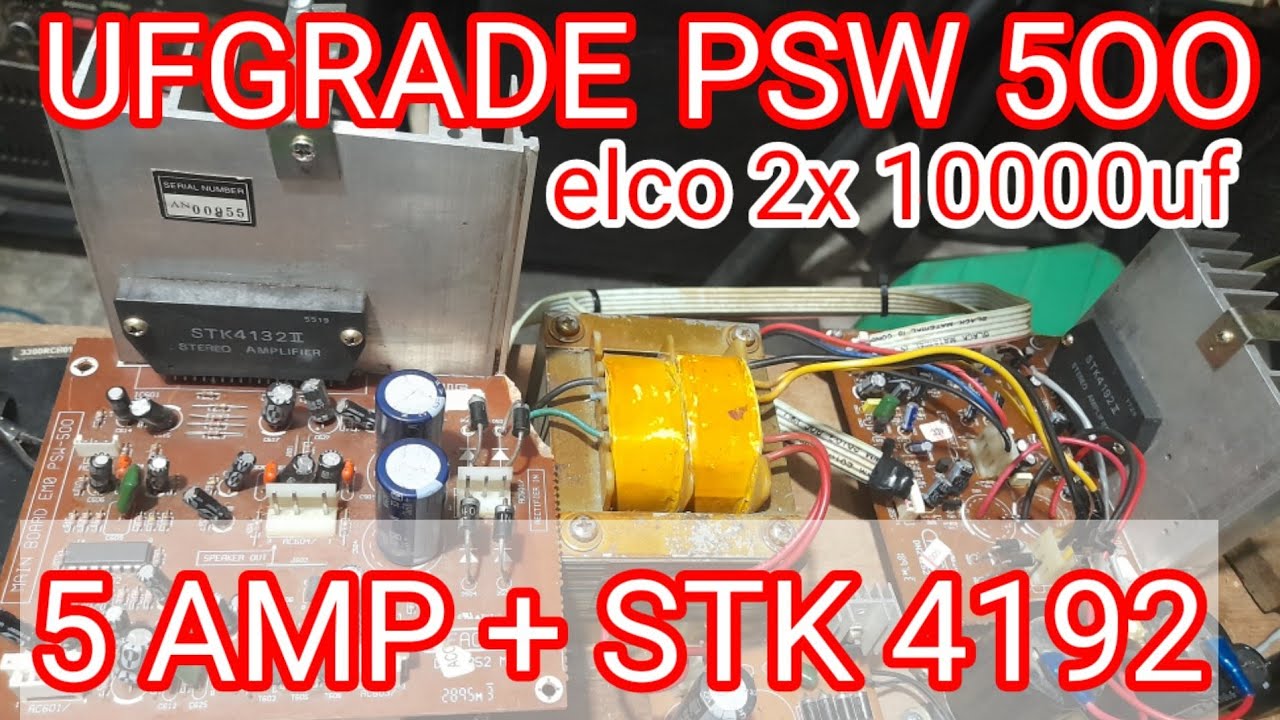 UPGRADE MESIN PSW 500  REBAH STK 4132 DENGAN  MESIN STK 4192