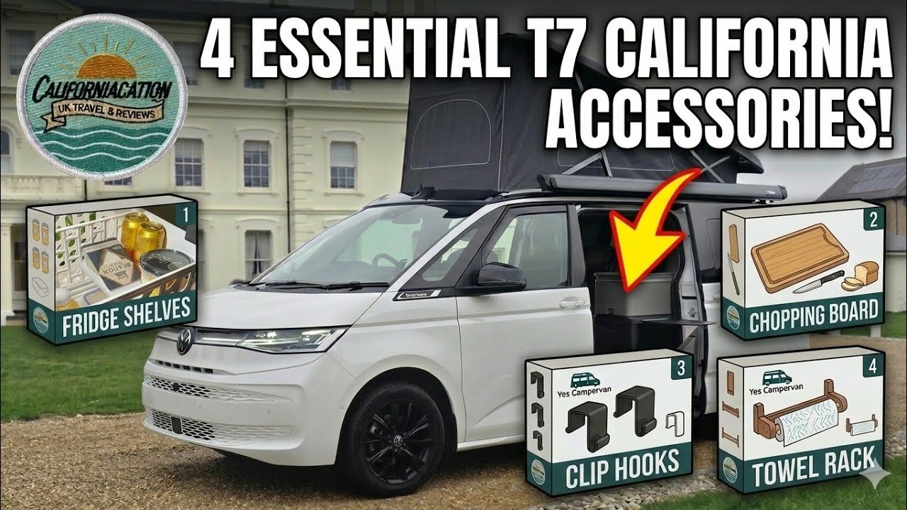 4 незаменимых аксессуара для VW T7 California от Yes Campervan!