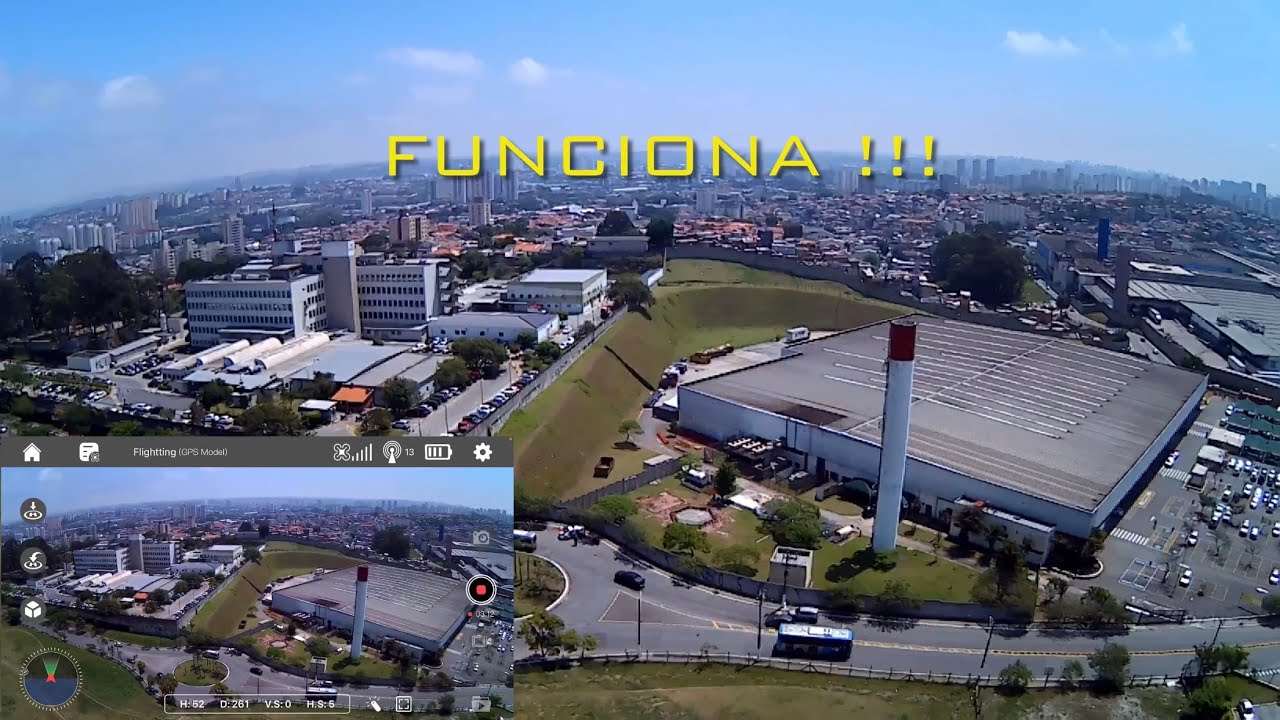 Aumentei a distância de FPV do drone com o novo aplicativo ! Drone KF102