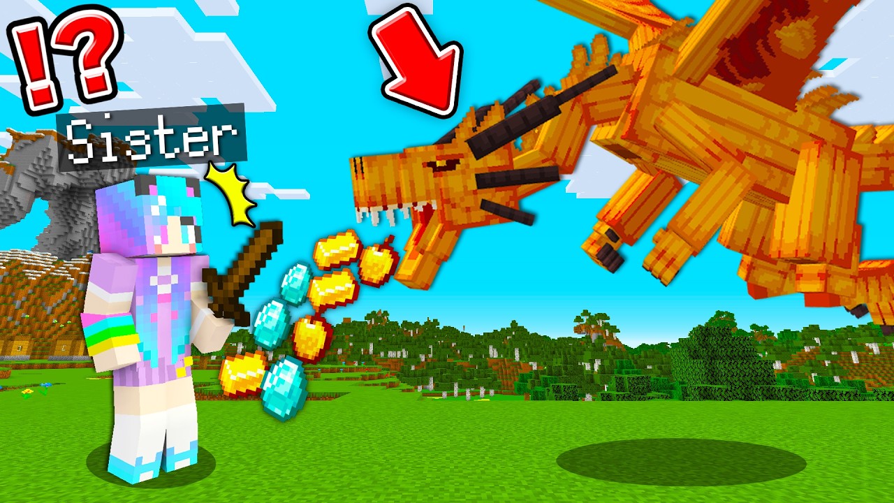 激レアブレインロットに変身して初心者の妹を本気で騙そうとした結果！？【まいくら・マインクラフト・トゥントゥントゥンサフール/トララレロ トラララ/ITALIAN BRAIN ROT】