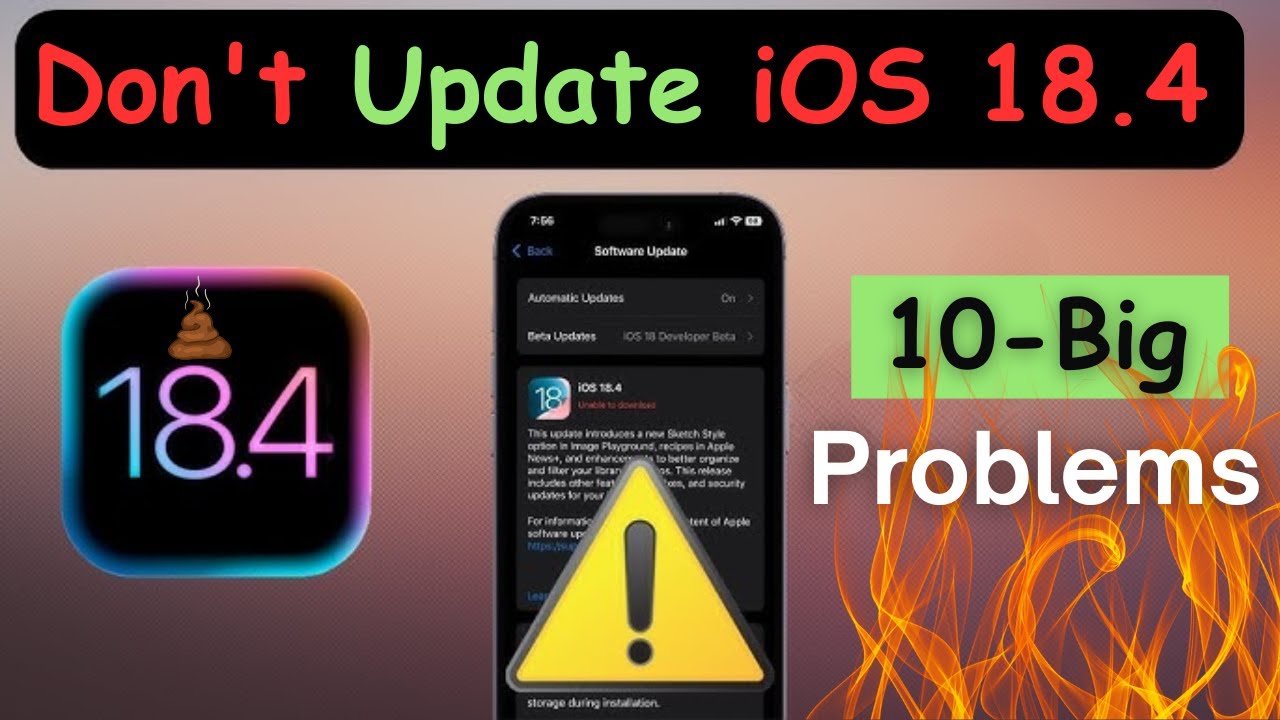 10 BIG Problems on iOS 18.4 & FIX