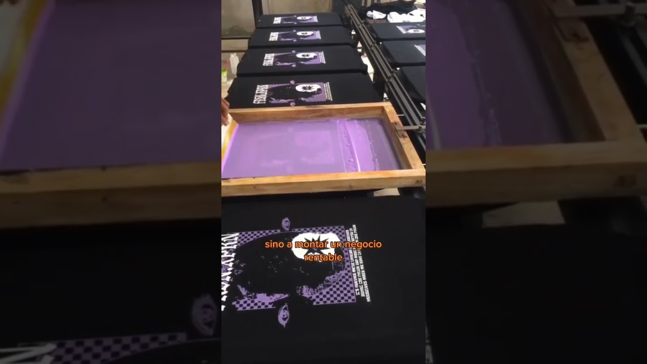 🔴COMO hacer ESTAMPADO en MESAS lineal serigrafia✍️🙋&zwj;♂️🔥#mesaslineal #estampados #polosestampado