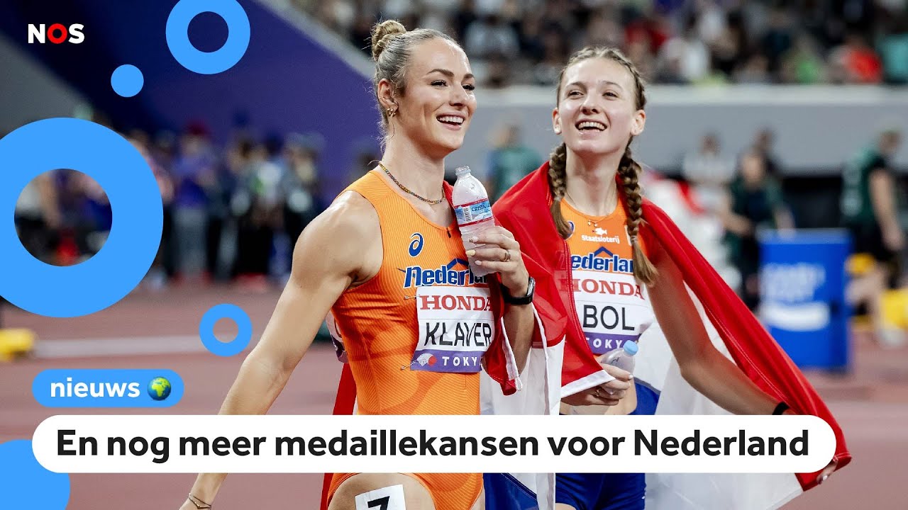 Nederland pakt zilver op gemengde estafette bij WK Atletiek