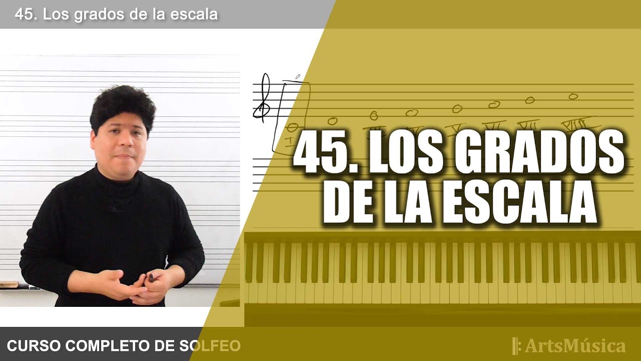 45. CURSO COMPLETO DE SOLFEO ♬: LOS GRADOS DE LA ESCALA