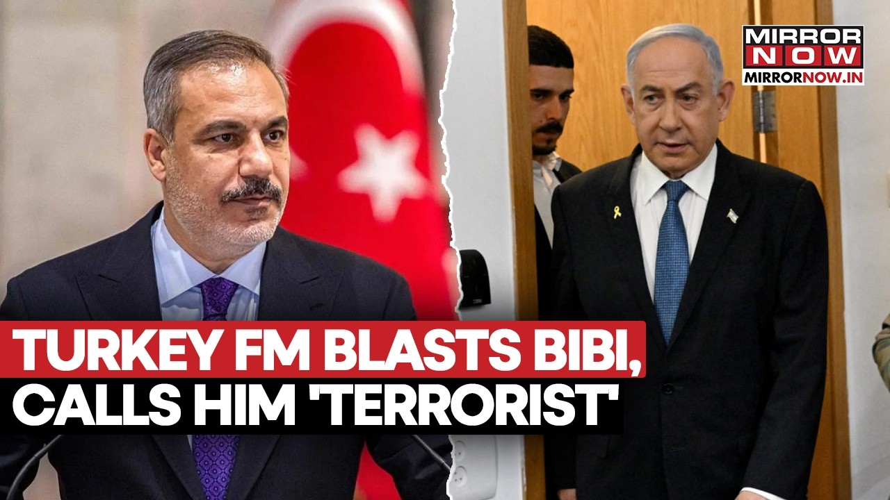 Turkey Foreign Minister Blasts At Netanyahu Over Gaza Attacks, Calls Him 'Terrorists' | Watch
