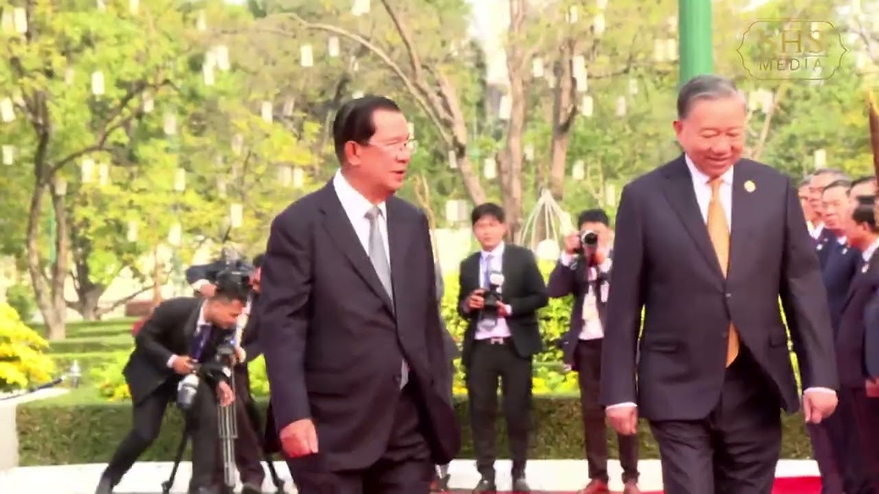 សម្ដេចតេជោ ហ៊ុន សែន អញ្ជើញជាព្រះរាជតំណាងដ៏ខ្ពង់ខ្ពស់ព្រះមហាក្សត្រ ទទួលបដិសណ្ឋារកិច្ចស្វាគមន៍