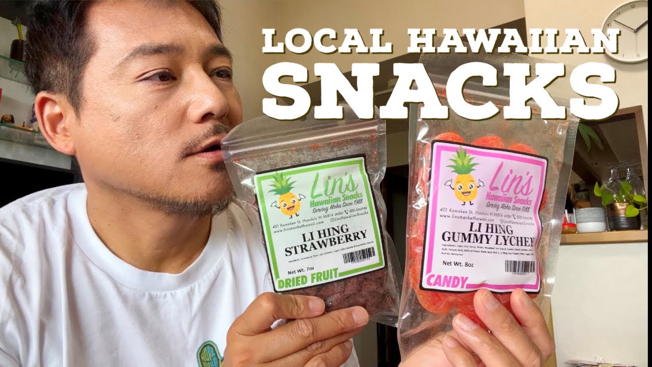 Trying Classic Hawaiian Crack Seed Taste Test | Lin's Hawaiian Snacks