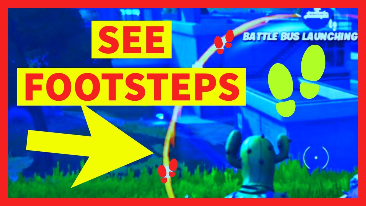 How to SEE FOOTSTEPS in Fortnite (Visualize Sound Effects / Visual Audio) EASY!
