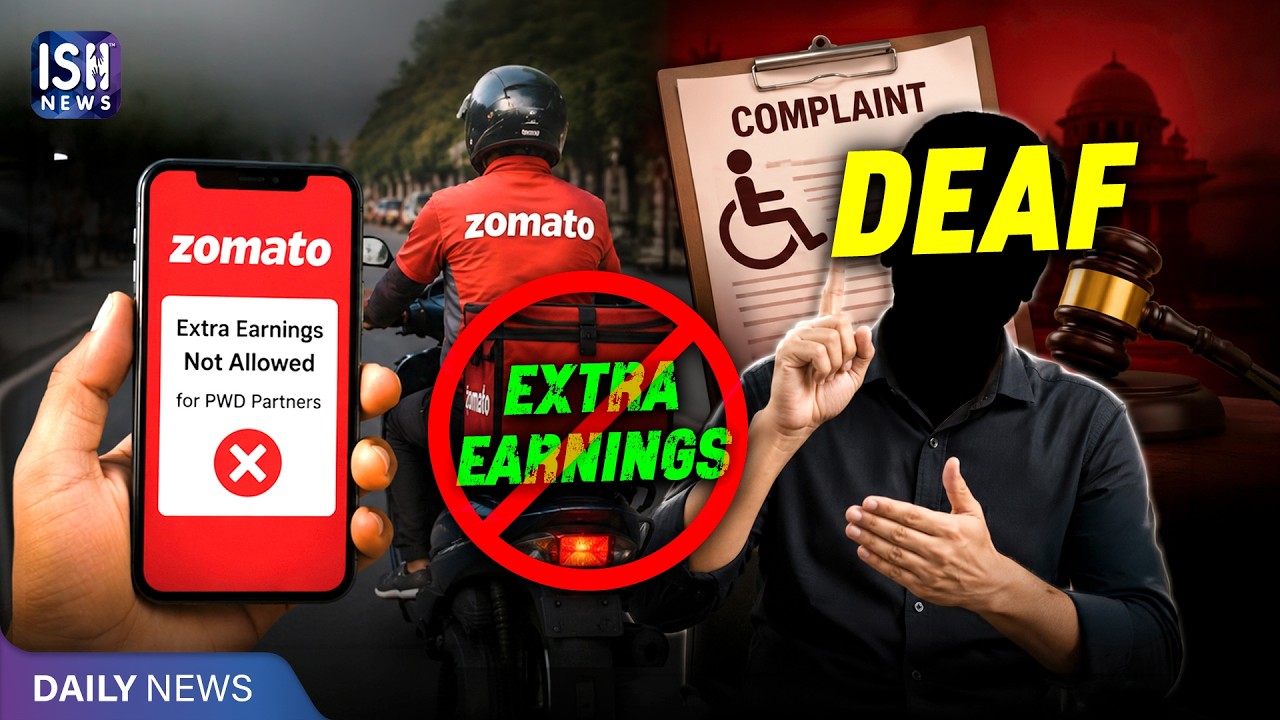 Zomato Stops Extra Earnings for PwDs: Deaf Man Raises Complaint | Deaf News