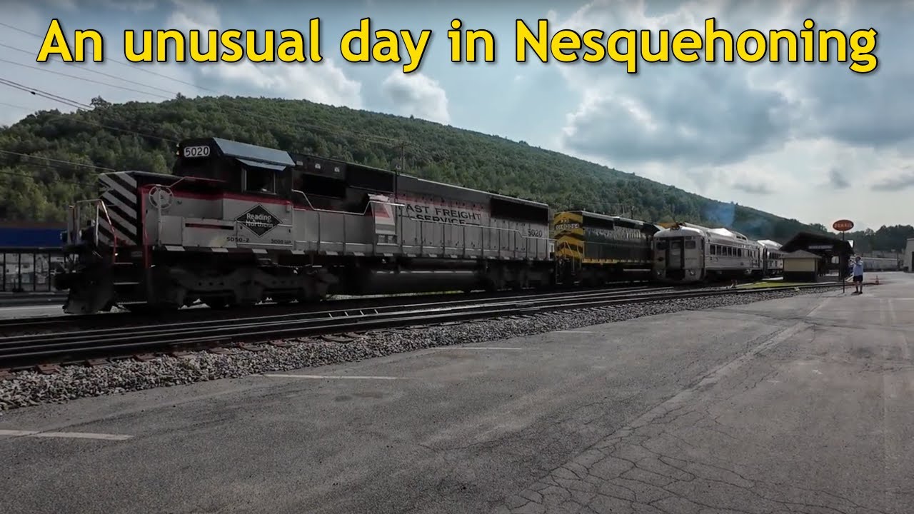 RDCs, F units, freight and more in Nesquehoning | July 25, 2024