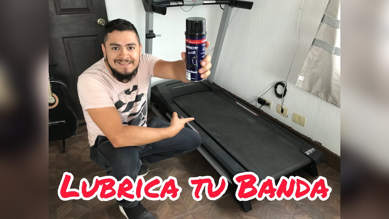 APLICA LUBRICANTE A TU CAMINADORA
