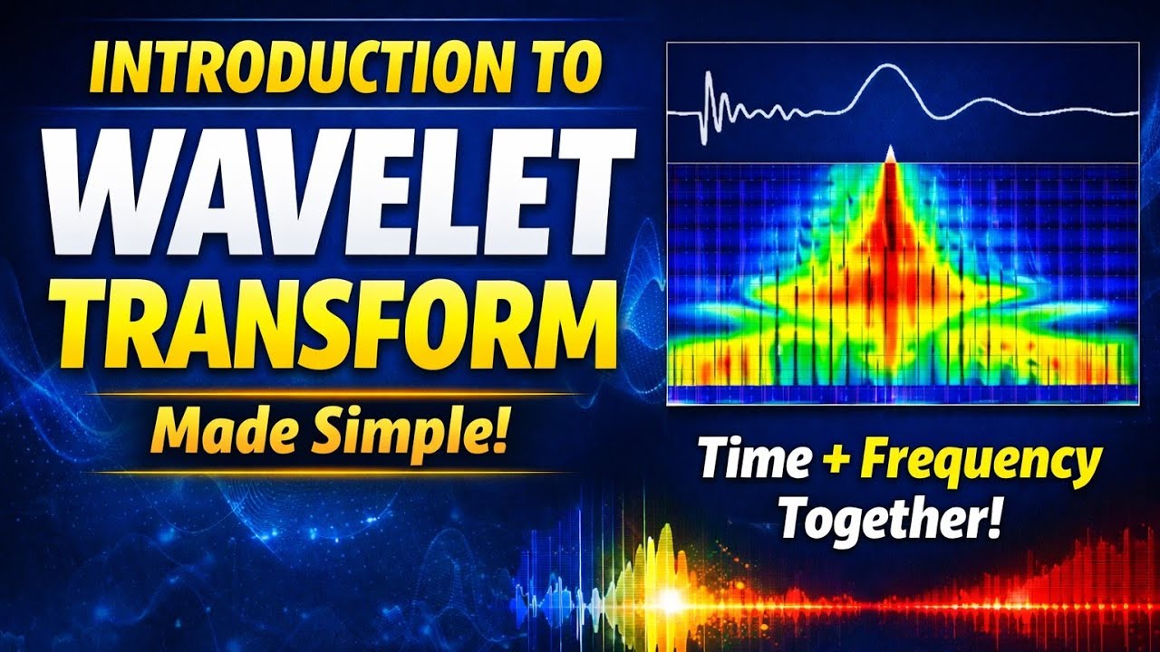 Wavelet Transform Explained Simply | Introduction & Definition | Signal Processing Basics