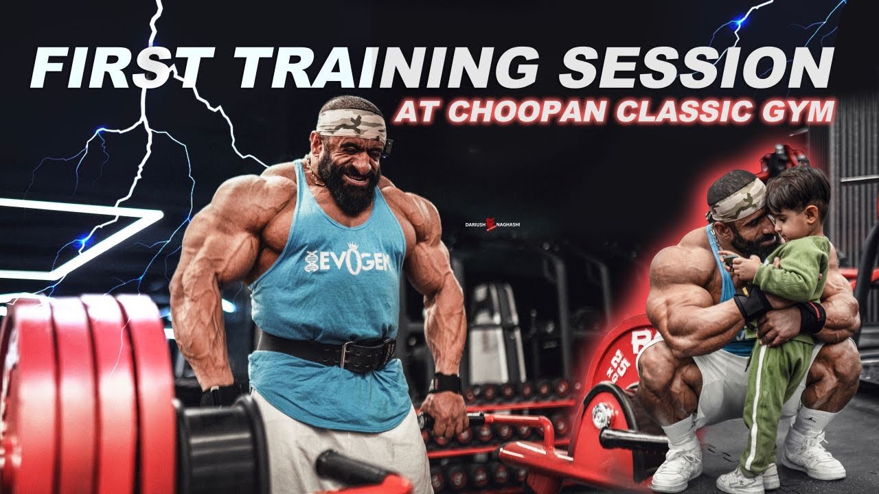 🔥 First Training Session at Choopan Classic Gym | Hadi Choopan 🏆💪