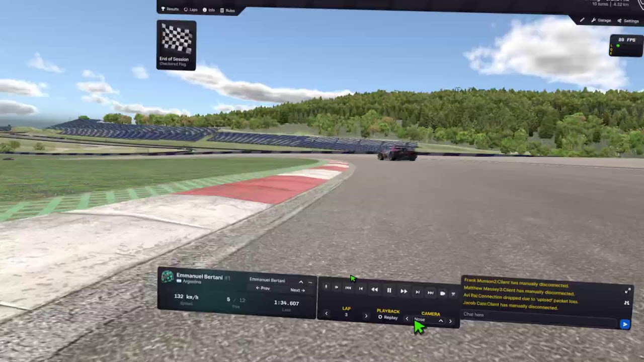 iRacing GT3 Regional Tour - Europe - Red Bull Ring - Ferrari 296 GT3 - Full Race - ASMR