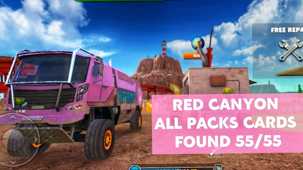 ALL PACKS CARDS FROM THE RED CANYON MAP  &bull;&bull;||&bull;&bull; RED CANYON MAP GAMEPLAY OTR GAME