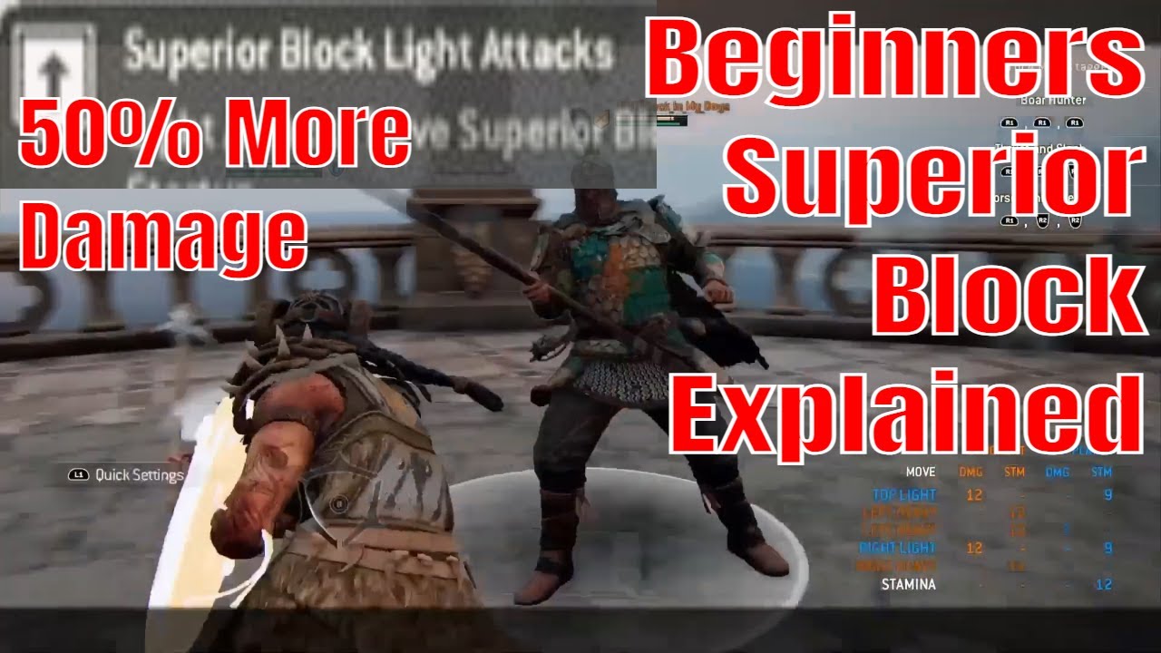 Stop Getting Bullied: Superior Block Explained for Beginners (For Honor Tech)