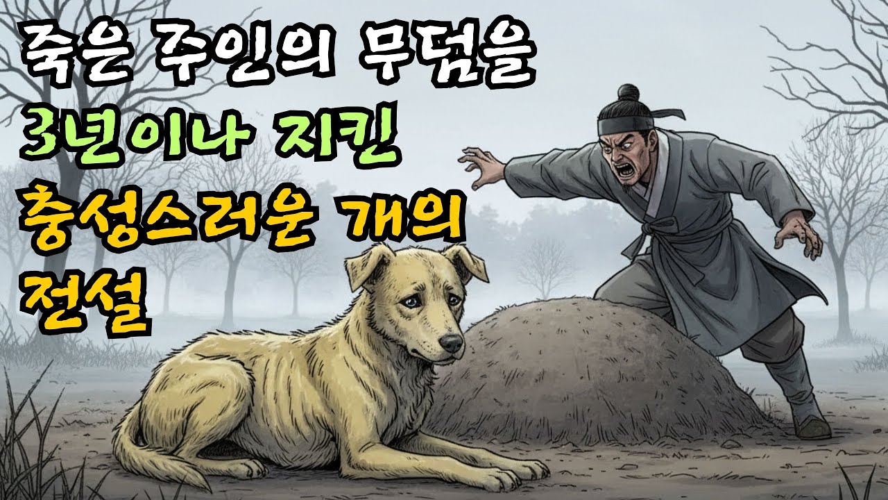 죽은 주인의 무덤을 3년이나 지킨 충성스러운 개의 전설| 야담 | 민담 | 전설 | 옛날이야기
