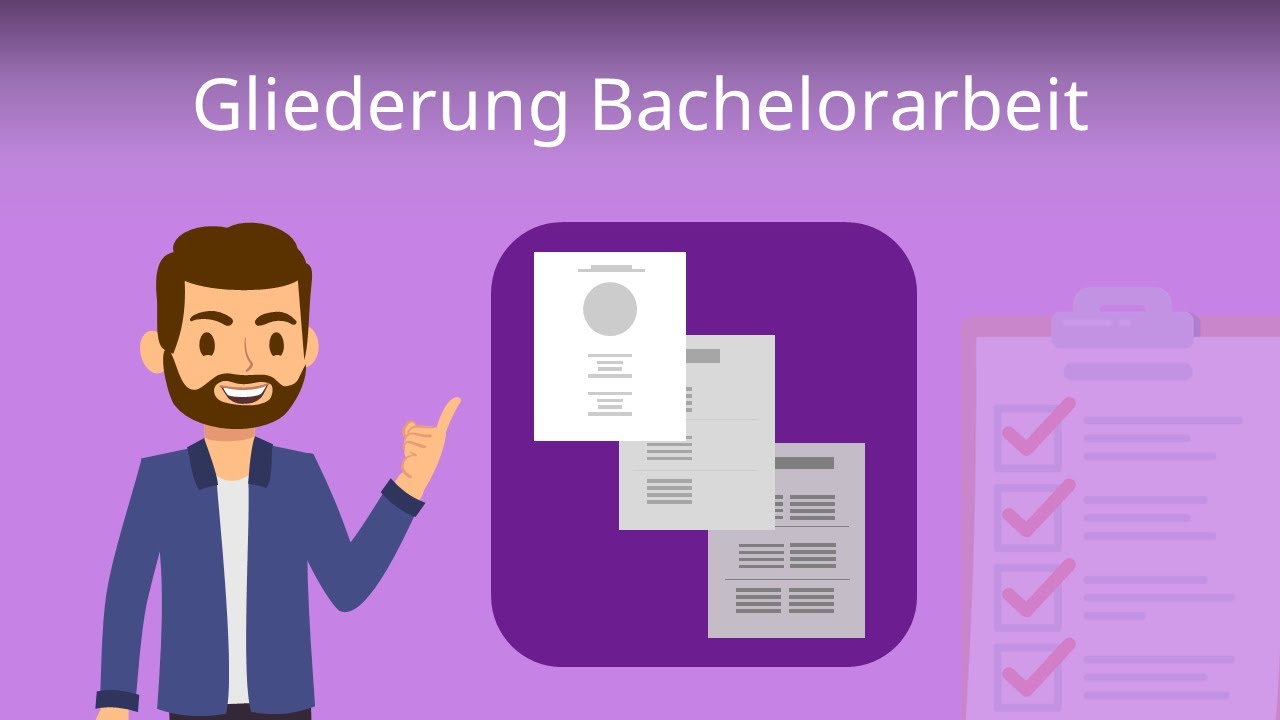 Gliederung Bachelorarbeit: Das Wichtigste -- Studyflix