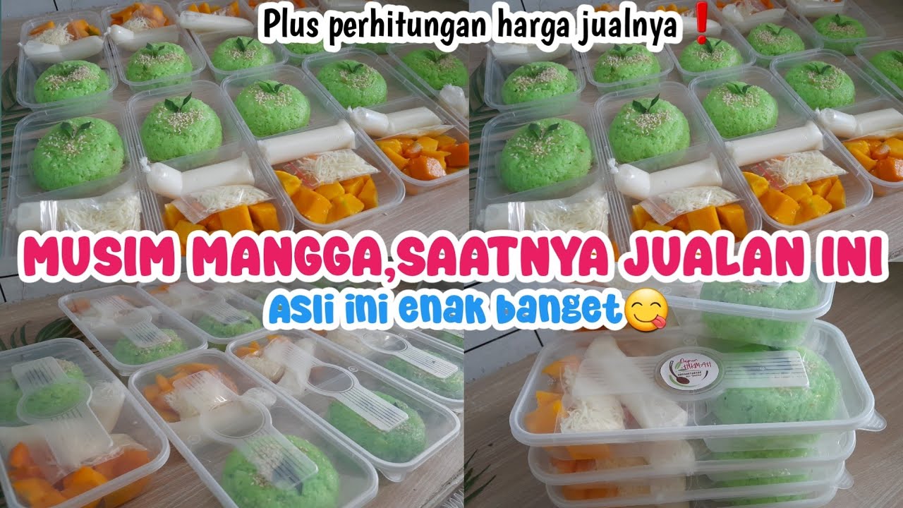 SATU RESEP JADI BANYAK. POKOKNYA MENU INI COCOK BANGET UNTUK JUALAN. MANGGO STICKY RICE