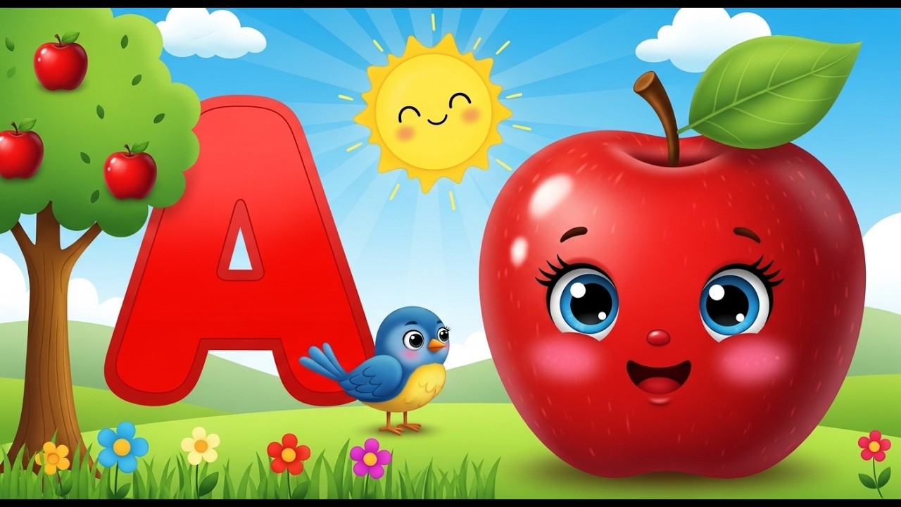 A for Apple A for Ant | ABC Alphabet Song | Preschool Learning