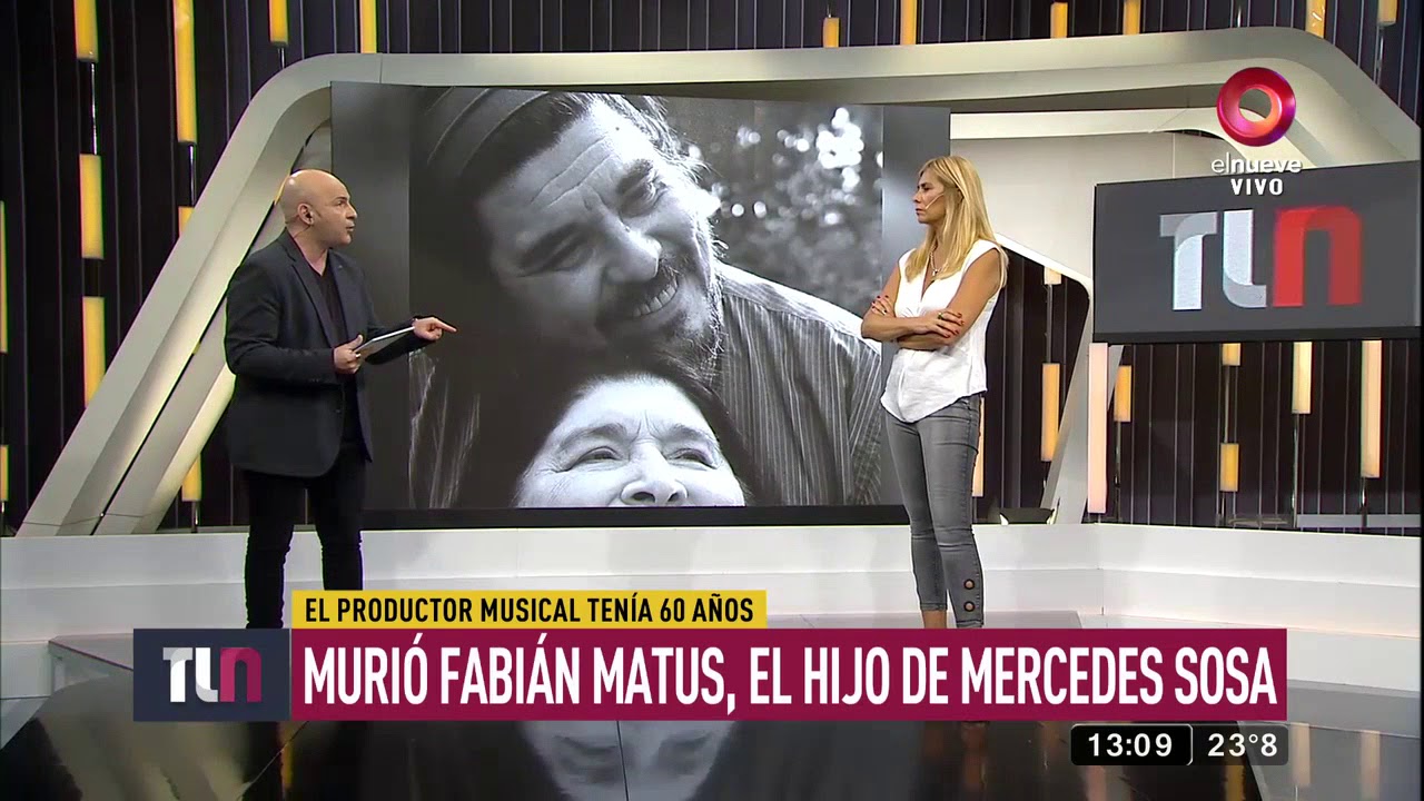 Muri&oacute; Fabi&aacute;n Matus, el hijo de Mercedes Sosa