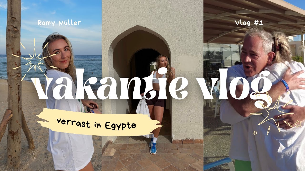 vakantie vlog | Frank verrassen in Egypte