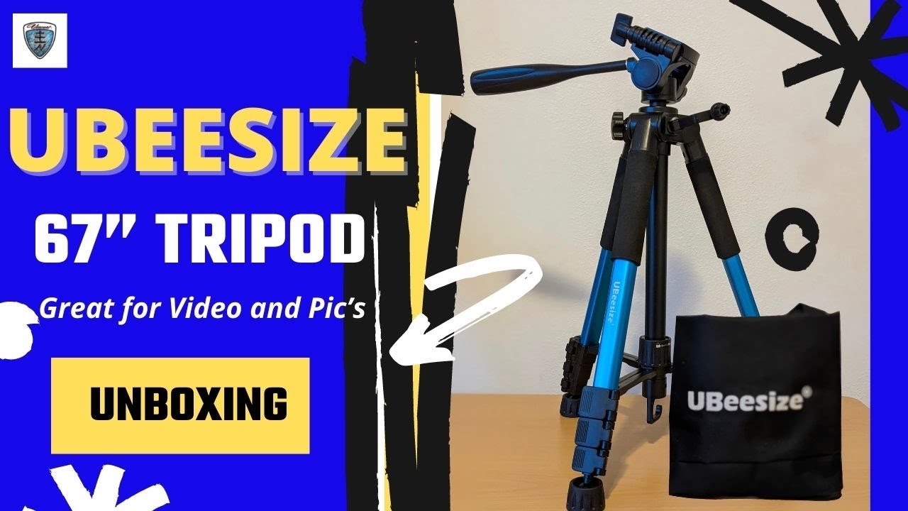 UBEESIZE 67&rdquo; Tripod and Selfie Stick Unbox #ubeesize