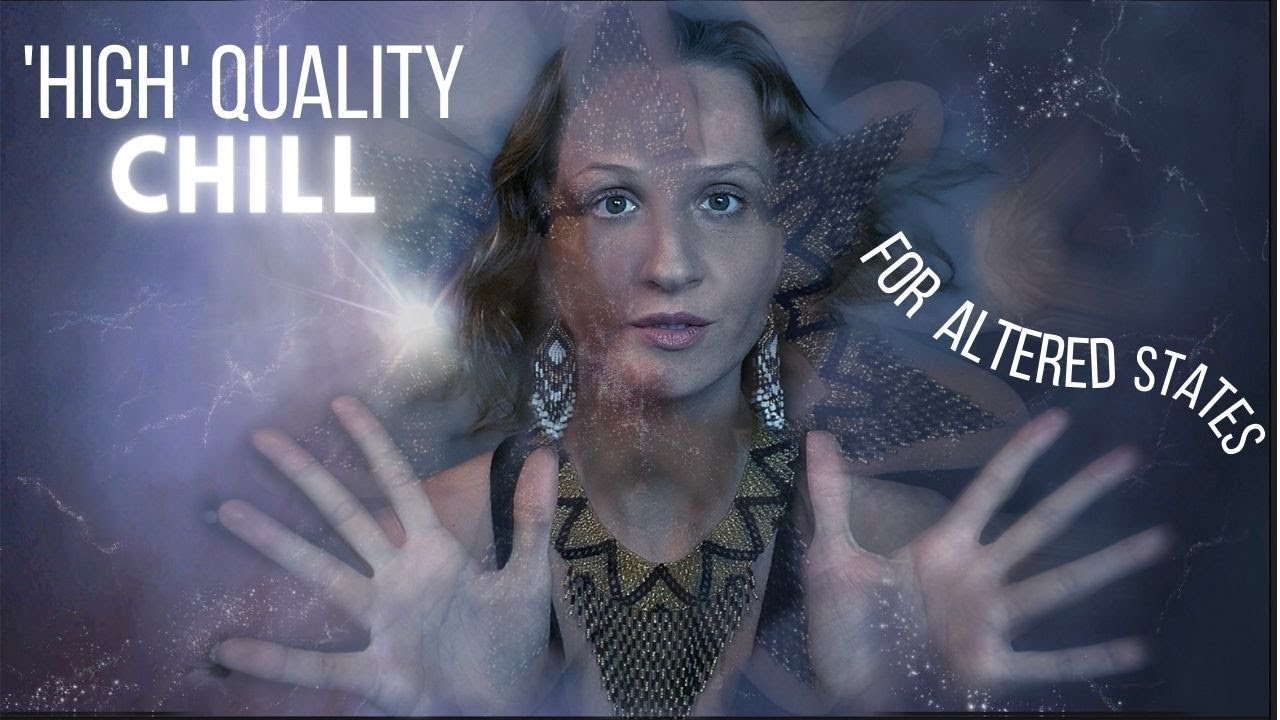 Binaural Psychedelic Guided Meditation + Trippy Visuals Relax | Atmospheric Singing Voice