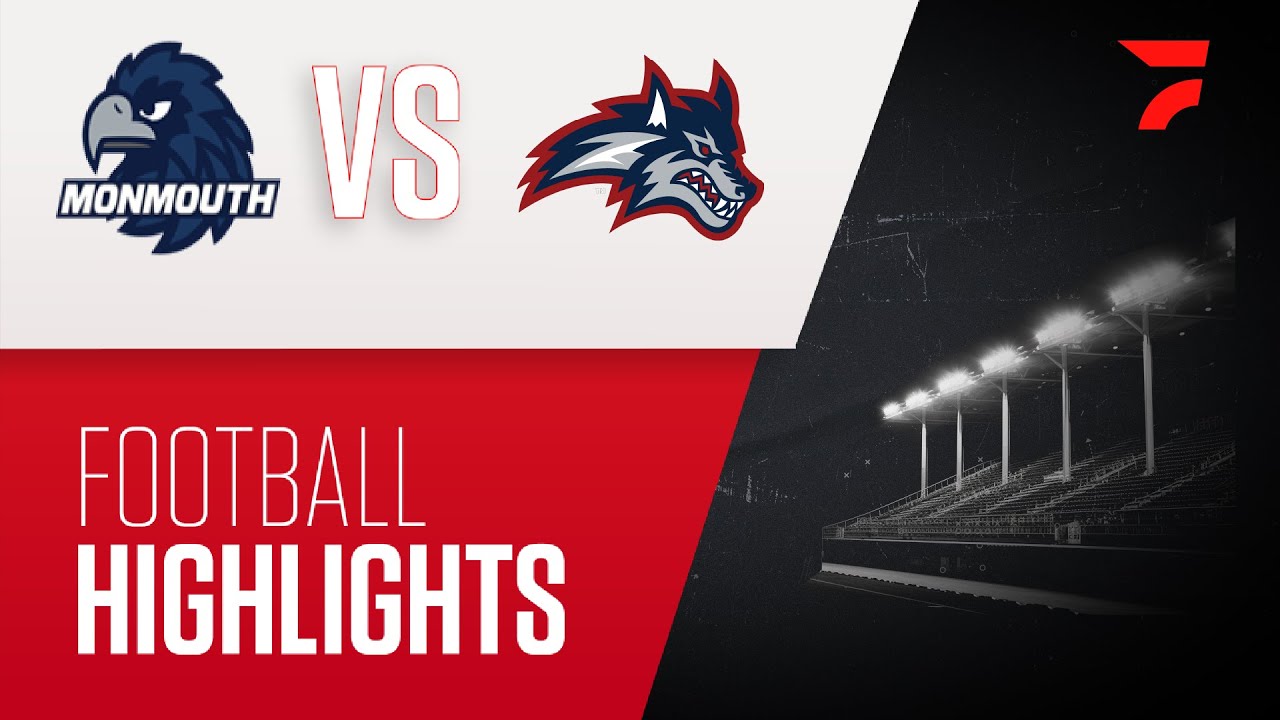Monmouth vs Stony Brook Football | 2024 CAA Football Highlights