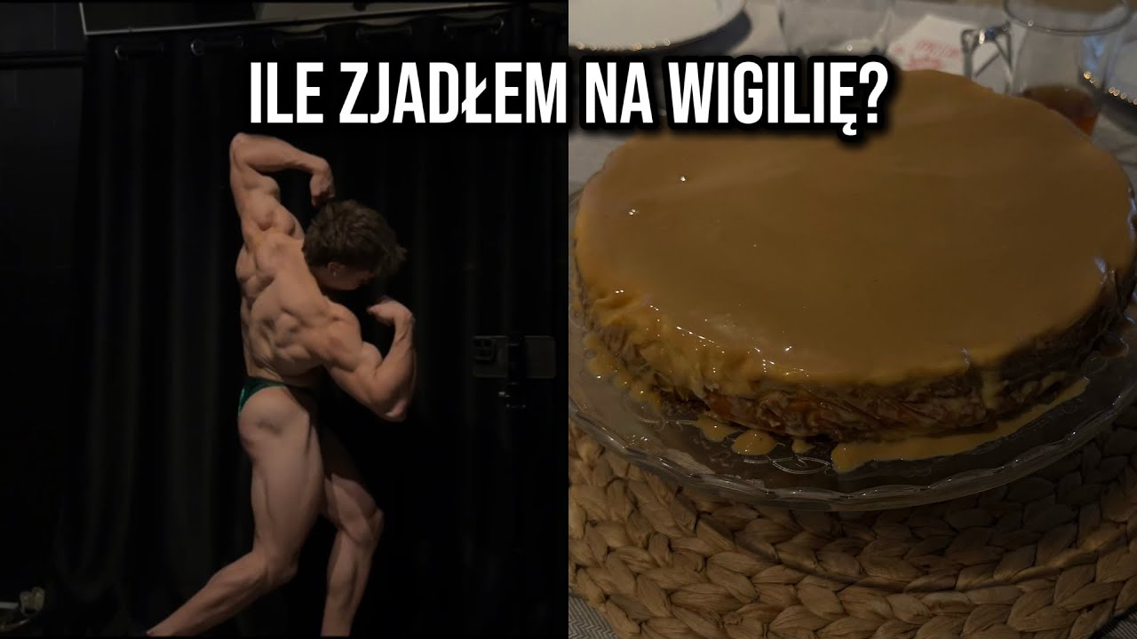 ŚWIĄTECZNE OBŻARSTWO KULTURYSTY | Trening, pozowanie, jedzenie, prezenty