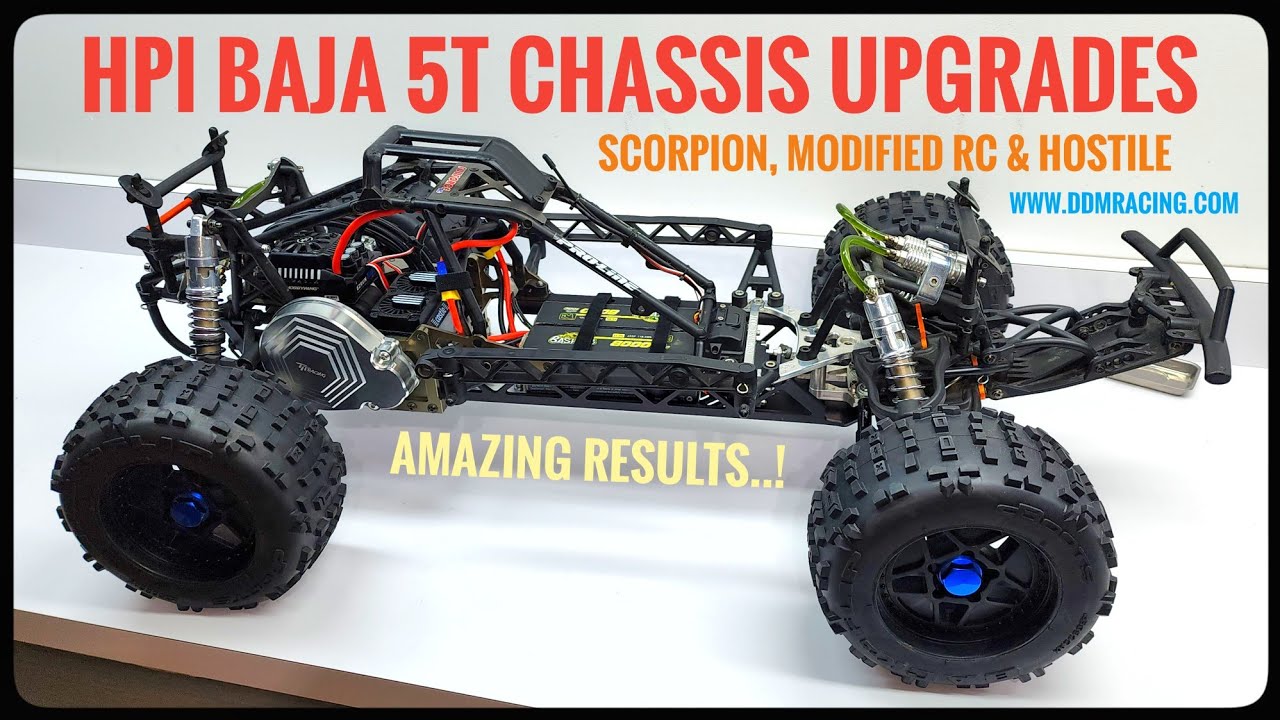 HPI BAJA 5B 5T 5SC Chassis Upgrades | Scorpion | Modified RC | Hostile Racing