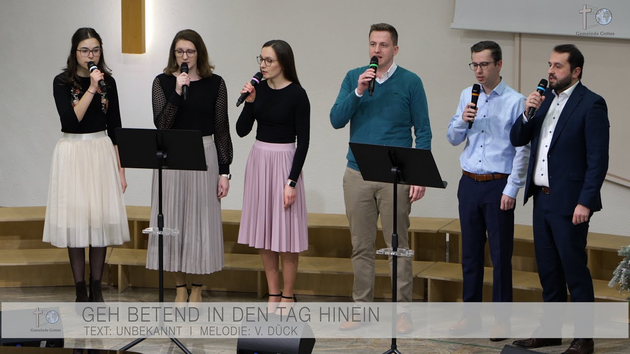 Geh betend in den Tag hinein