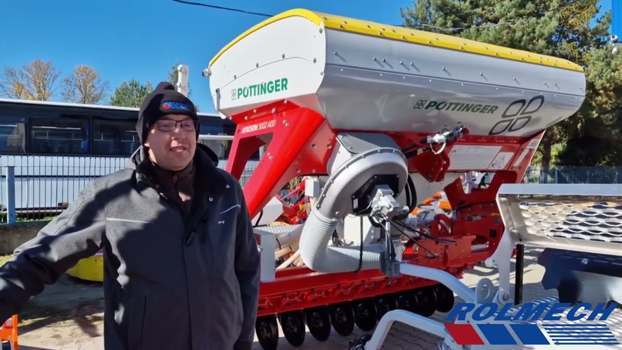 Prezentacja siewnika Pottinger Aerosem 3002 ADD ROLMECH