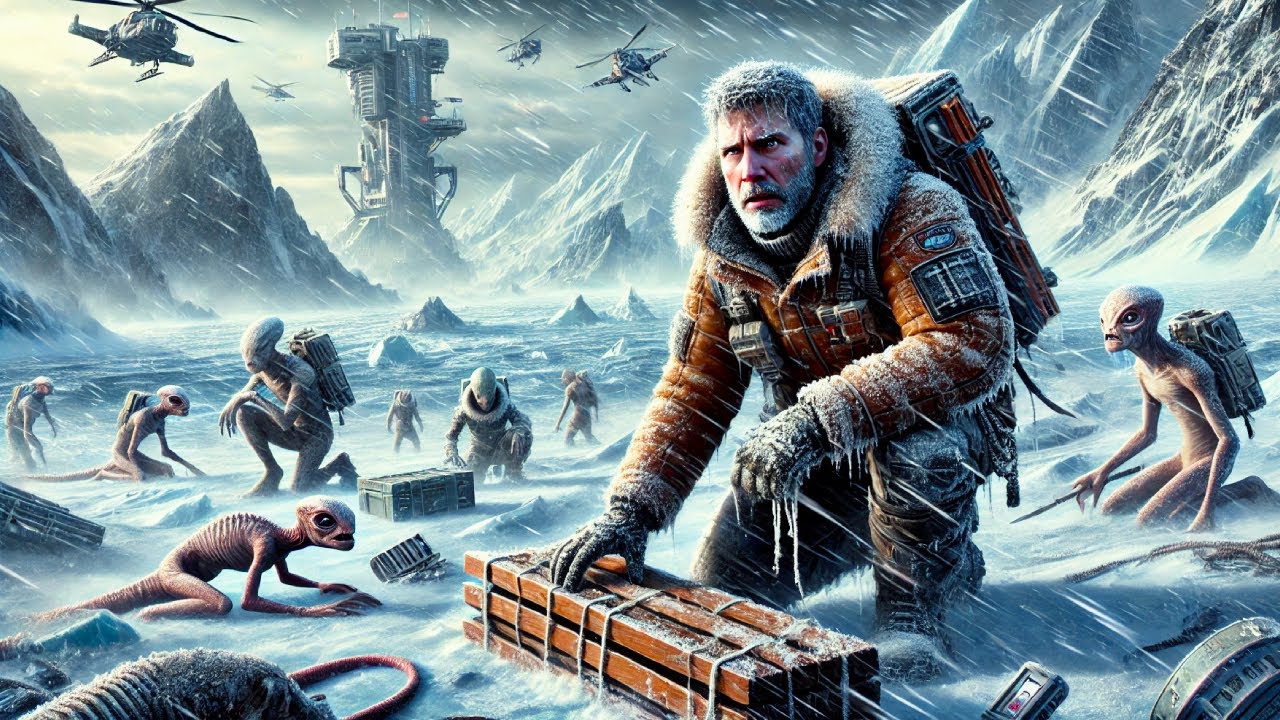 Alien Professor Challenges: Who Will Cross Icy Ocean Without Technology? Human Makes Sailing Ship