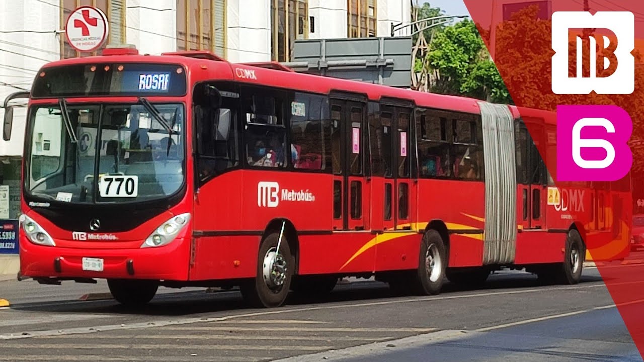 Metrobús CDMX - Línea 6 - De Villa de Aragón a El Rosario - RECORRIDO COMPLETO