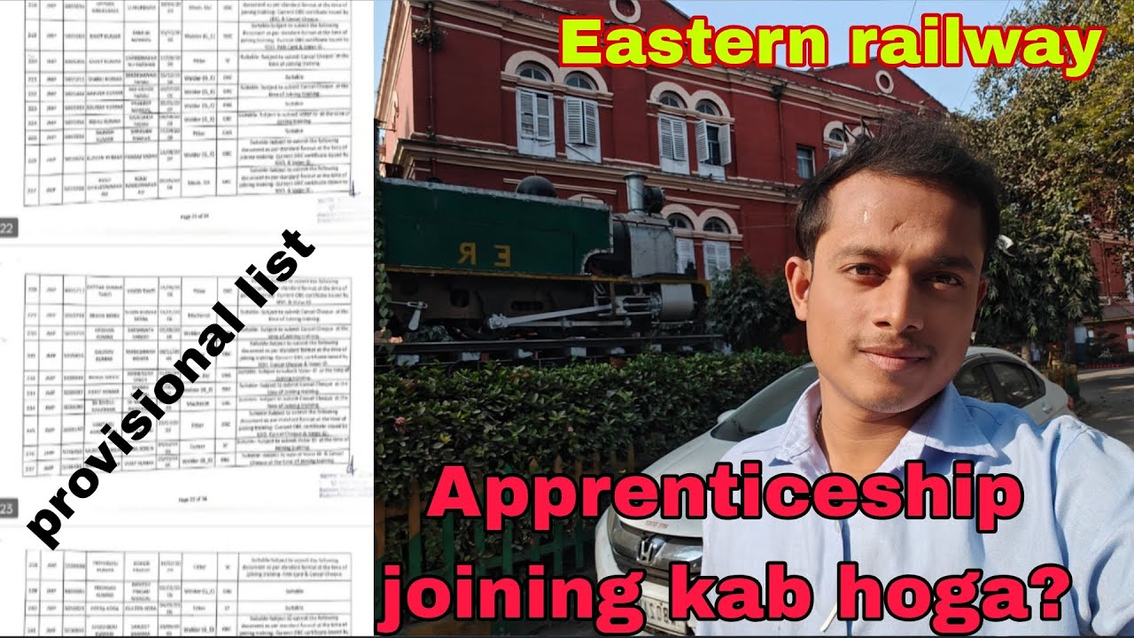 Eastern railway me apprentice candidate ka joining kab hoga ll eastern railway Apprenticeship ll 