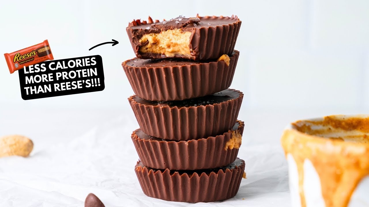 Homemade Reese’s peanut butter cups | only 4 ingredients