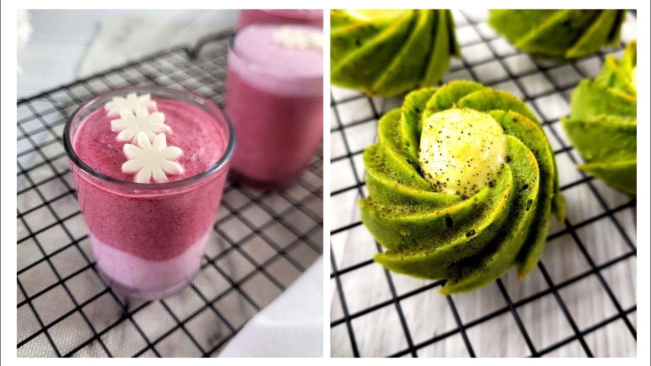 ✨ Recettes pour apéro Dinatoire : Mini Cake salé aux épinards 🤩 / Mousse aux betteraves😋